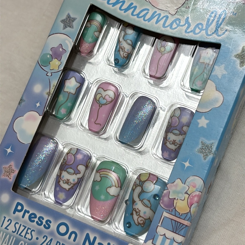 Sanrio Cinnamoroll Kawaii Press On Nails